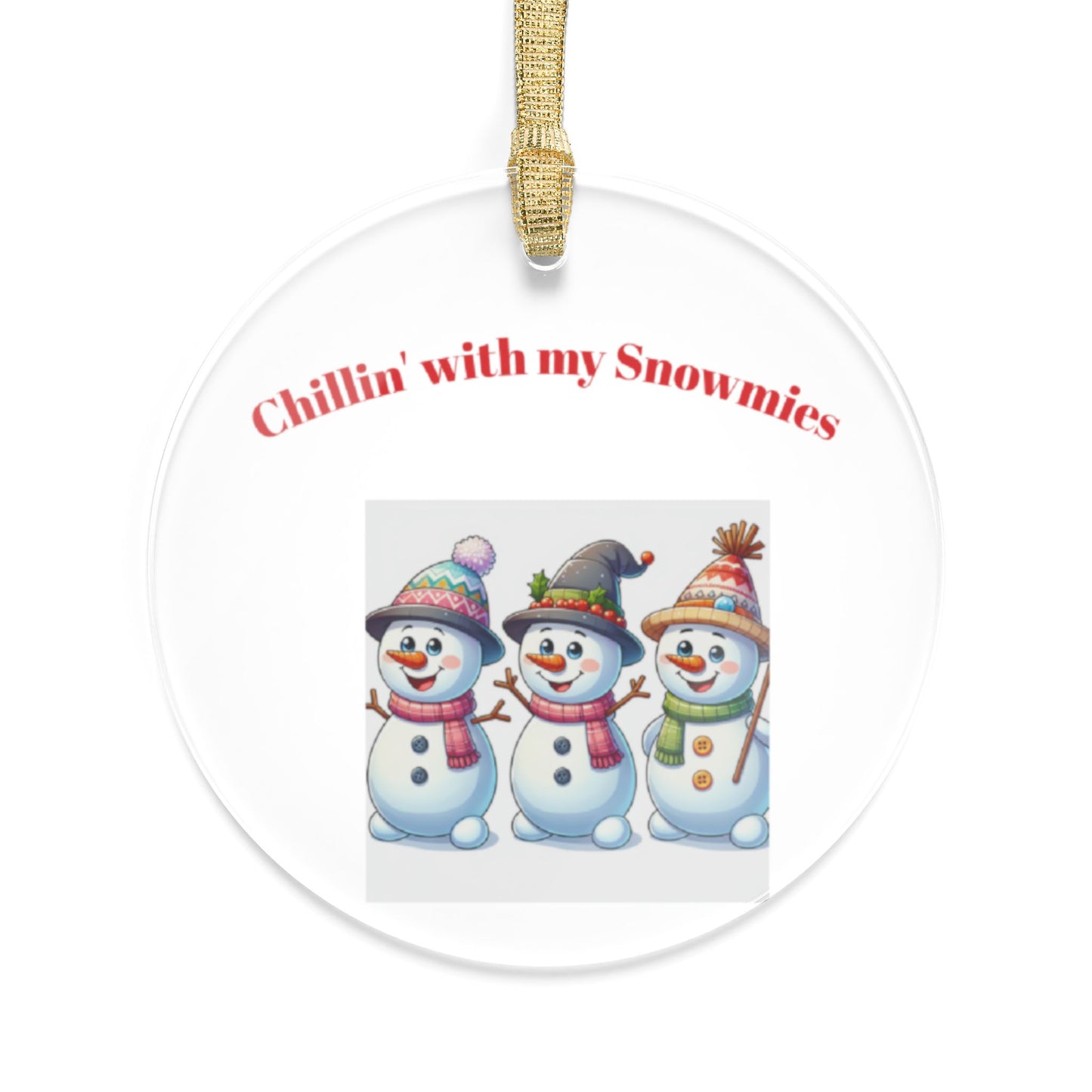 Playful Acrylic Ornaments for Holiday Cheer, Not Cool Snowman Decor, Fun Gifts for Christmas, Tree Hangings, Unique Gifts